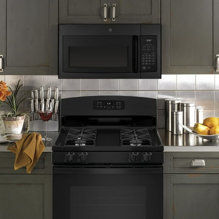 GE - 1.6 Cu. Ft. Over-the-Range Microwave - Black