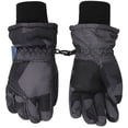 thumbnail image 2 of Simplicity Kids Teenagers 3M Thinsulate Lined Waterproof Ski Gloves,M,Black1, 2 of 4