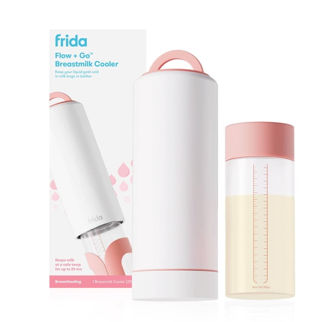 Enfriador de Leche Materna Frida Mom Flow + Go Portátil 20 oz