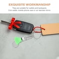 thumbnail image 2 of OULII 2pcs Badminton Racket Keyrings Green Plastic Daily Use for Friends, 2 of 8