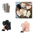 thumbnail image 2 of Faux Furs Mittens Winter Gloves for Women Thick Cotton Lined Warm Winter Gloves for Women Girl Birthday Christmas Gift, 2 of 18
