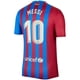 thumbnail image 1 of 21-22 Fc Barcelona Camiseta local Número 10 Lionel Messi Jersey-XL- BmatwkZeng Bmatwe Jersey, 1 of 4