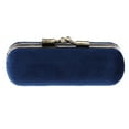 thumbnail image 2 of Holder Makeup Case Storage Box Mirror Purse - Blue, as described, 2 of 7