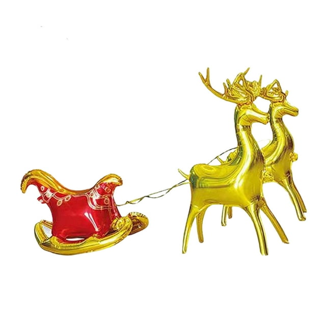 Décorations de Noël Extérieures Décorations de Noël Intérieures, Centre de Table de Ballons de Cerf Accessoires Photo Intérieurs Extérieurs Décorations de Vacances