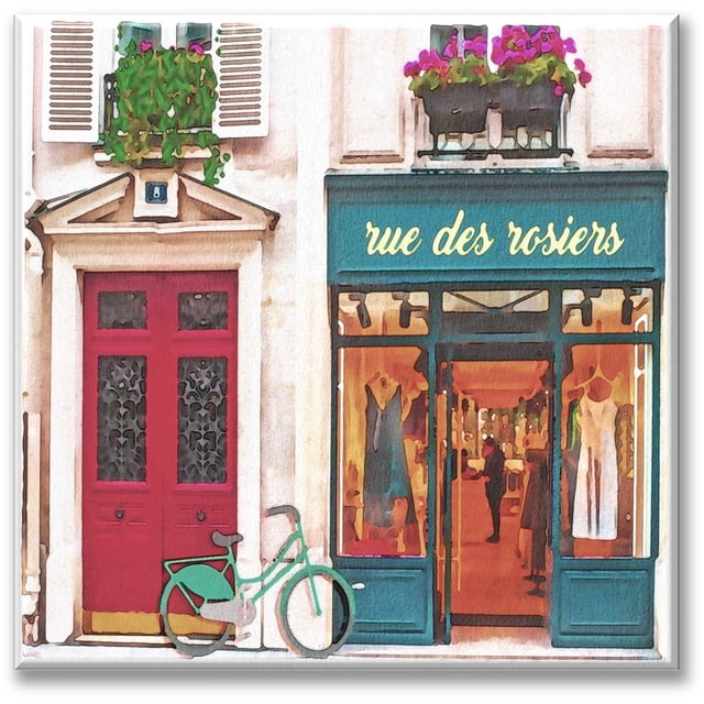 Cuadro Canva Listo Para Colgar Tipo Galería Tienda 100X100 cm