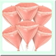 thumbnail image 2 of Rose Gold Diamond Balloon Set - 22 Inch Mylar Balloons for Elegant Celebrations, Perfect for Party Decorations, Balloon Arches, and Festive Events - Pack of 6, 2 of 5