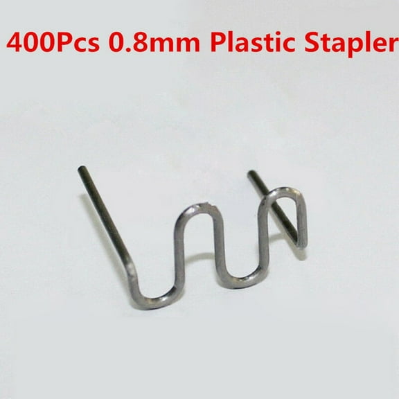 400PCS 0.8Mm Hot Staples for Car Bumper Flat Stapler Repair Wave Welding Nail
