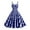 Dark Blue dresses, variant on Wycnly Dresses for Women 2025 Evening Party Prom Empire Waist Flowy Pleated Swing Spaghetti Strap Vintage 1950S Dresses Geometric Print Sleeveless V-Neck Midi Formal Dresses for Women Dark Blue s