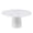 White, variant on UHOMEPRO 47.2" Round Dining Table for 4, Wooden Round Kitchen Table with 1.18in Thick Tabletop and Wood Strip Base, Farmhouse Circle Dining Table for Kitchen Dining Room, White(Only Table)