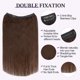 thumbnail image 3 of Extensiones de cabello Halo Prokyvity de cabello humano real de 30 a 55 cm, 55 a 75 g, 3 of 7