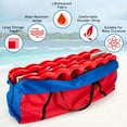 thumbnail image 5 of Costway 4 in A Row Jumbo 4-to-Score Game Set W/Storage Carrying Bag for Kids Adult, 5 of 12