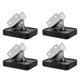 thumbnail image 2 of 4 piezas de tapete de extensión para escalera, protector antideslizante suave y grueso para proteger el suelo, almohadilla estabilizadora de escalera., 2 of 8
