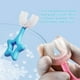 thumbnail image 4 of Toystoory Cepillo de dientes de mano suave de silicona para bebés en forma de U cepillo de limpieza de dientes para niños hogar chico dientes Suministros de limpieza para el hogar azul S, 4 of 6