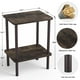 thumbnail image 2 of Mesa Apicizon de 2 niveles, lateral pequeño con estante de almacenamiento, 2 of 7