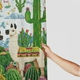 thumbnail image 3 of BCIIG Llamas Cactuses Shower Curtain Chic Modern Bathroom Decor 60"x72, 3 of 7