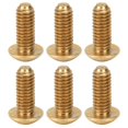 thumbnail image 4 of Tornillos de cobre puro, 50 tornillos con cabeza hexagonal, tornillos con cabeza hexagonal, estética elegante, 4 of 8
