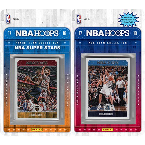 C&I Collectables 2017MAVSTS NBA Dallas Mavericks Licensed 2017-18 Hoops Team Set Plus 2017-18 Hoops All-Star Set