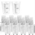 thumbnail image 2 of 200PCS 8oz Disposable Measuring Cups Plastic Epoxy Resin Mixing for Baking, Paint Pigments, 2 of 10