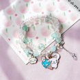 thumbnail image 2 of Versión coreana de Mori, pulsera de perlas con cuentas de cristal de doble capa, cuerda de mano para estudiante, canela, perro, lazo, flor, colgante, decoración de mano, helado, 2 of 2