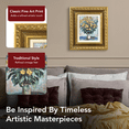 thumbnail image 4 of American Art Decor Ornate Framed Jerusalem Artichoke Flowers Canvas Print by Claude Monet - 14.75" x 16.75", 4 of 8