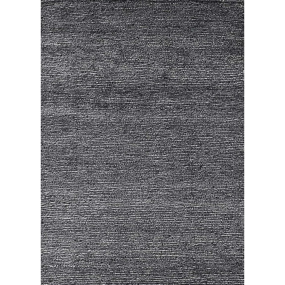 Ahgly Company Machine Washable Indoor Rectangle Industrial Modern Charcoal Black Area Rugs, 3' x 5'