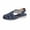 Blue, variant on Womens Sandals Women's Fashionable Casual Spring And Summer Versatile Breathable Elastic Solid Color Round Toe Open Toe Soft Sole Flat Sandals,Black,38