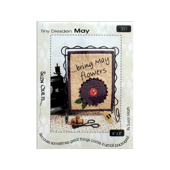 Suzn Quilts Tiny Dresden May Ptrn
