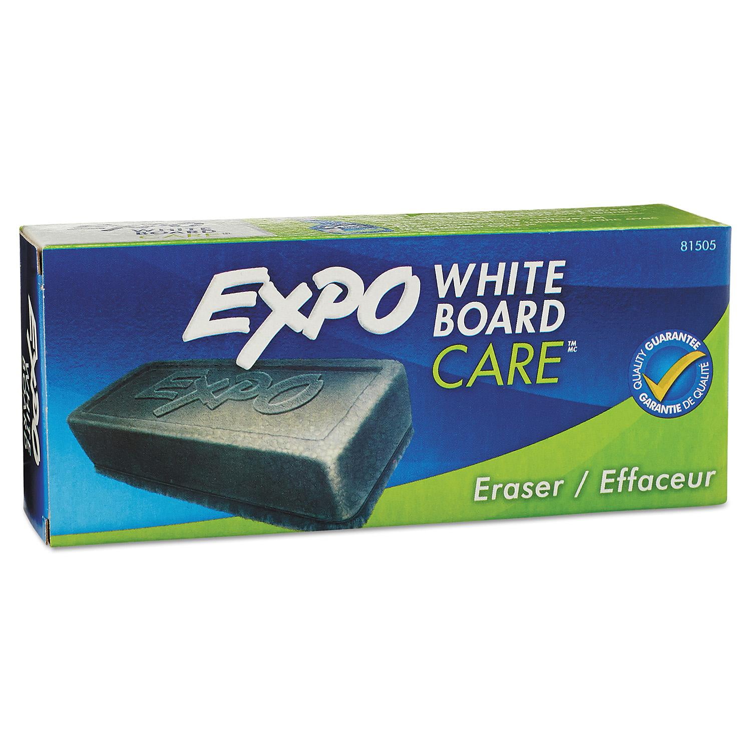 Soft Pile 5 1/8w x 1 1/4h white board care 81505 2 pack EXPO®Dry Erase Eraser 