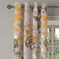thumbnail image 3 of Ambesonne Grommet Curtain, , 50"x72", Purple Grey and Amber, 3 of 5