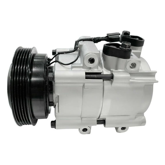RYC New AC Compressor and A/C Clutch EH187 (Fits Hyundai Santa Fe 2.4L 2001, 2002, 2003, 2004)