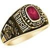 Keepsake Personalized Women's Square Class Ring available in Valadium Metals, Silver Plus, and Yellow and White Gold