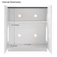 thumbnail image 3 of unipaws Tall Cat Litter Box Enclosure with Shelves, Hidden Litter Box Cover for Tall or Top Entry Litter Box, 3 of 8