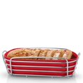 thumbnail image 1 of Blomus 63674 Chrome Plated Steel Wire Bread Basket, Red, 1 of 1