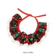 thumbnail image 3 of JoyMoreHome Christmas Pet Collar, Velvet Bow Pet Bib Cute Scarfs Necklace Neck Strap for Pet Costume Supplies, 3 of 6
