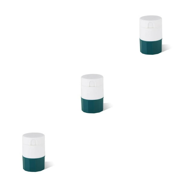 Moyic Divisor de pastillas de plástico 4 en 1 taza de agua divisor de tableta de mano ajustable portátil trituradora de viaje para Type2 NO2