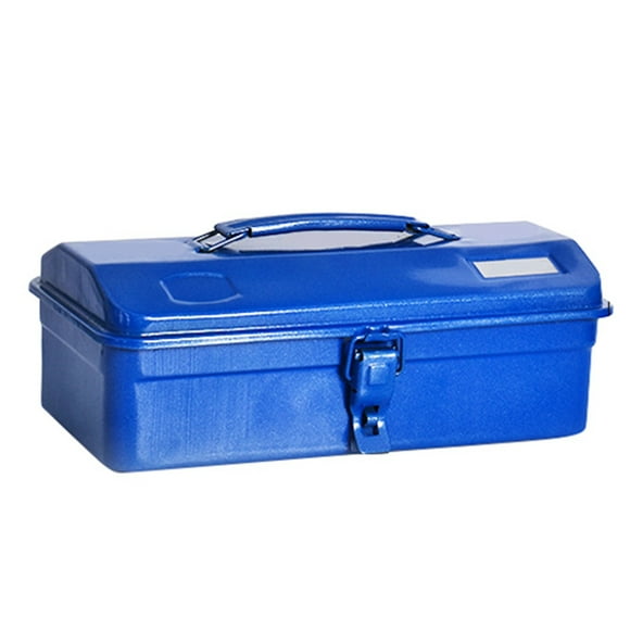 FYBTO Metal Tool Box Thickened Iron Case Large Capacity Multifunctional Portable Toolbox with Lock for Repair Tools Hardware-0904