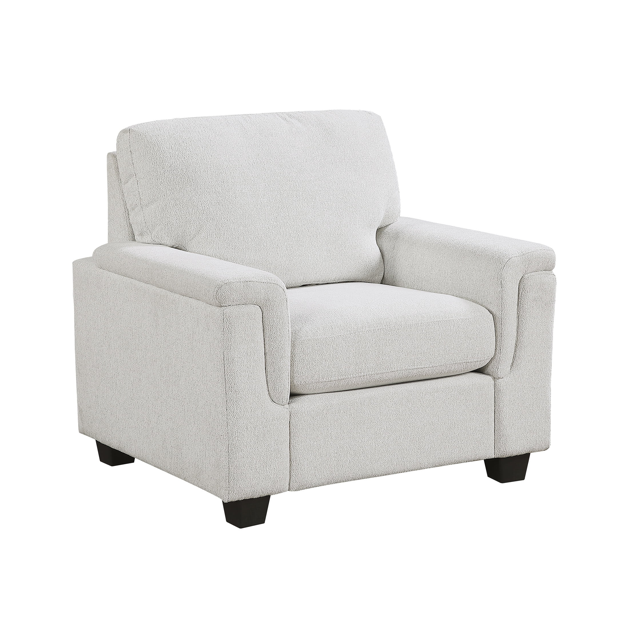 OakvillePark Sylvanora Contemporary Chenille Living Room Chair, Beige