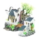 thumbnail image 2 of ColoMX Simulación Cottage Figurine Fish Tank Photo Prop Aquarium Landscape Accessory for Home, 2 of 7
