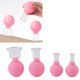 thumbnail image 1 of Juego De Ventosas Faciales Para Cara, Color Rosa, 4 Tamaños, Prevención De Arrugas, Desmontable, Seguro Para Brazos, 1 of 7