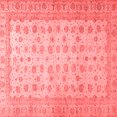 thumbnail image 1 of Ahgly Company Machine Washable Indoor Square Oriental Red Traditional Area Rugs, 8' Square, 1 of 4