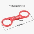 thumbnail image 4 of GLFILL Aluminum Alloy Bike Fork Cap Wrench Tool for SR For SUNTOUR XCR/XCT/XCM/RST Black/Red Long lasting Performance Red, 4 of 7