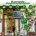 thumbnail image 2 of Solar Automatic Watering Kit for Garden, Automatic Drip Watering System with 15 m Watering Hose, Automatic Watering Timer for Holidays, Balconies, Flower Pots, Plants, 2 of 9
