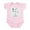 Petal Pink, variant on CafePress - Stick Figure Badminton Infant Bodysuit - Baby Light Bodysuit, Size Newborn - 24 Months