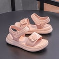 thumbnail image 4 of Xijirk Girls' Cute Open-Toe Sandals Soft-Sole Summer Shoes for Beach Play & Daily Wear,6.5-7 Years, 4 of 8