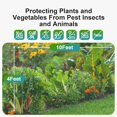 thumbnail image 2 of Garden Netting Pest Barrier: 4'x10' Fine Bug Netting for Garden Protection Row Cover Raised Bed Screen Mesh Greenhouse Mosquito Net, Protecting Tree Plants Vegetable Flowers Fruits, 2 of 8