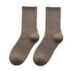 thumbnail image 1 of Par de calcetines de pantorrilla para mujer, térmicos, gruesos, ligeros, informales, de color liso, para botas Talla única, 1 of 9