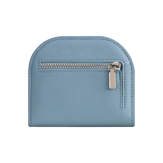 Yhmxh Organizadores y almacenamiento Monedero mini semicircular de color liso para mujer, tarjetero multiranura de alta gama Almacenamiento de ducha Almacenamiento de juguetes