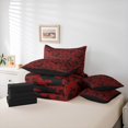 thumbnail image 6 of Castle Fairy Black Bats Bedding Comforter Set,Gothic Vintage Flower King Bedding Sets, 6 of 8