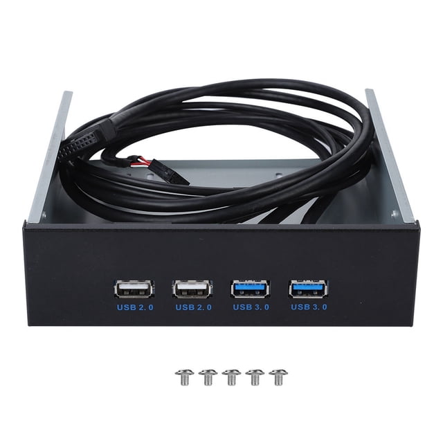 4 USB Port Optical Drive Front Panel, Great Material Easy To Operate Appearance Performance For Home