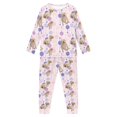 thumbnail image 5 of DISNIMO Purple Polka Dot Labrador Pajamas Set Kids 2 Piece Pajama Set Girls Pjs Size 3-4 Soft Pj Set Long Sleeve and Pants for kids Pjs Sets Girls Kids Sleep Set Girls Sleepwear Set Kids, 5 of 7